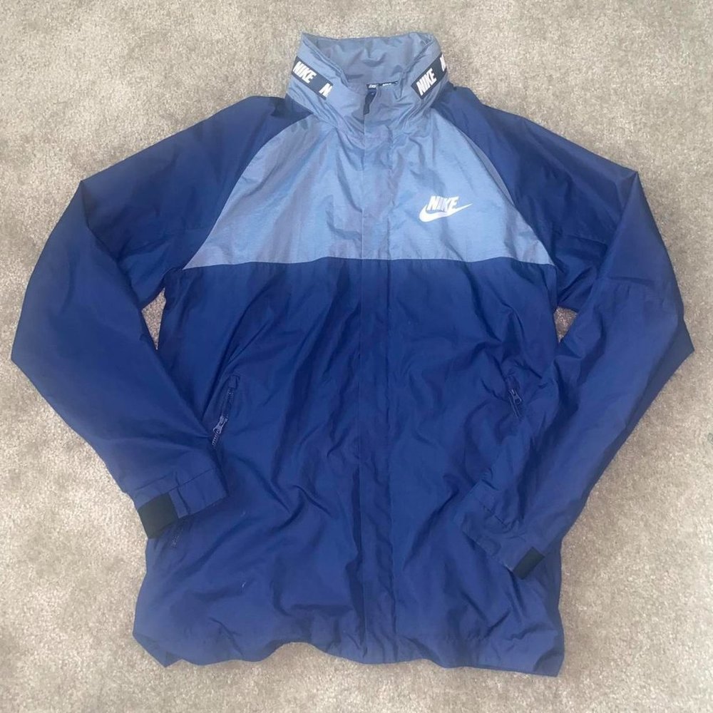 Nike Zip Up Windbreaker Removable Hood